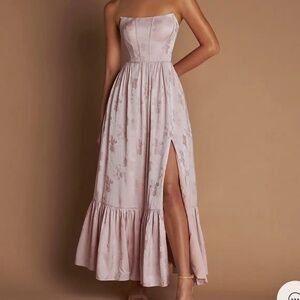 FLORIA SOFT PINK MAXI DRESS